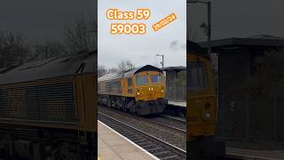 Rare class 59 on the chiltern main line 59003 6M50 Westbury Down to Bescot #trains #freighttrain