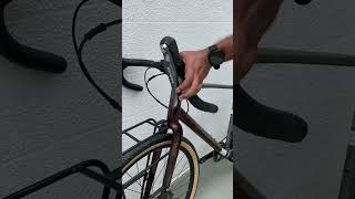 How the dropper seat post works on the Polygon Bend R5. #bicycle #cycle