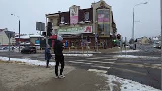 Olsztyn/ Poland : A walk around Jaroty, road works.