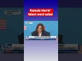 Kamala Harris blasted for saying ‘work together’ repeatedly in ‘word salad’ speech #shorts