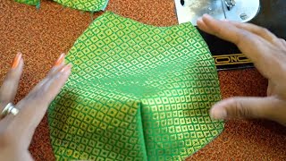 कटोरी ब्लाऊज जलदी सिलने का तरिका | katori blouse cutting and stitching आसान तरीका