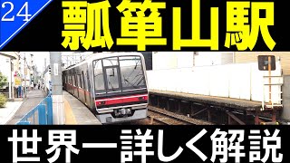 【名鉄】自分もどう考えても狭すぎるホームにいってきた/日本一ホームが狭い駅　瓢箪山駅【駅探訪24】