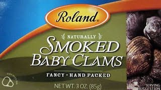 Limbo Grub: ROLAND SMOKED BABY CLAMS