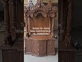 wooden temple for home pooja room sevan wood mandir design temple mandir hometemple poojamandir