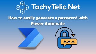 How to generate a random password with Power Automate