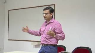 Pavan Soni speaking to MBA students at Kirloskar Institute of Advanced Management Studies, Harihar