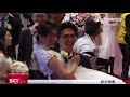 中華電信結婚盛大　72對新人大曬恩愛｜三立新聞台