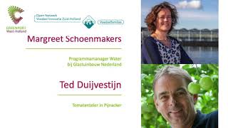 Margreet Schoenmakers Ted Duijvestijn over droogte tijdens webinar Droogte: de volgende crisis