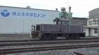 秩父鉄道武州原谷駅　入換運用中のD203