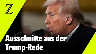 Wichtige Momente aus der Rede von Donald Trump