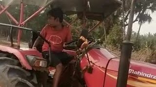 12 year little boy tractor driving 😇🤩real tractor 12 ବର୍ଷର ଟୋକା ଟ୍ରାକ୍ଟର ଚଲଉଚି😇😆🤩