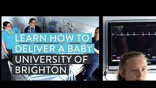 Midwifery at university - simulator helps students learn how to assist a delivery