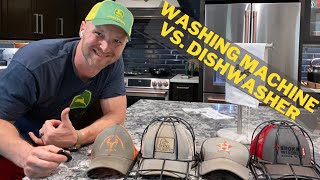 Hat Cleaning with HAT BUDDY; Dishwasher vs Washing Machine!