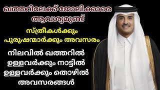 Qatar Jobs Malayalam | Gulf Jobs Malayalam 2025 | Job Vacancy in Qatar | Jobs in Qatar