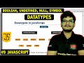 JavaScript #9 | Boolean, Undefined, Null, symbol | Datatypes in JavaScript | @Technicalstudioengg ​