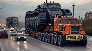 12 EXTREME Dangerous Transport Skill Operations Oversize Truck  Biggest Heavy Equipment Machines #10