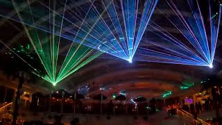 Die Party beginnt im Beach CLUB - Lasershow \u0026 Band Longplay (4K) | AIDA Nova 10-2022 | FreuZeitPark