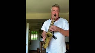 10MFAN $249 Octagon chamber FIREBALL alto sax mouthpiece—Paul Hannah playing over  “Indiana”