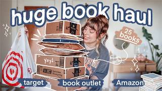 HUGE Book Haul 📦✨ 20+ books | Target + Amazon + Book Outlet