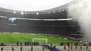 Eindruck vom ultimativen Berlin-Derby: 05.02.2011 Hertha gegen Union