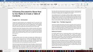 Creating A Professional Looking Word Document