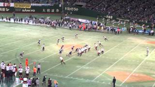 #xleague 1Q#富士通フロンティアーズvsオービックシーガルズ@JAPAN X BOWL 2013