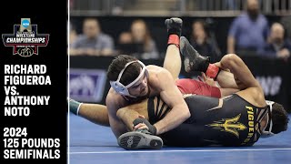 Richard Figueroa vs. Anthony Noto: 2024 NCAA wrestling semifinal (125 pounds)