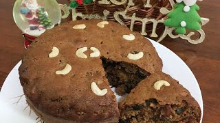 Christmas Special Instant Plum CakelNo beater|Plum cake without Alcohol and soaking|Boiled Fruitcake