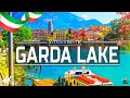 Beautiful Garda Lake 4K • Relaxing Italian Music, Instrumental Romantic • Video 4K UltraHD