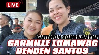 CARMILLE LUMAWAG AND DENDEN SANTOS DOUBLES GENERAL SANTOS CITY TOURNAMENT 6MILLION