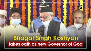 Bhagat Singh Koshyari takes oath as new Governor of Goa