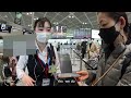 tokyo narita airport air japan check in counter in 4k march 2024