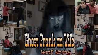 Scary Midnight Ghost Prank on my wife ||Went Wrong ||She Cried || Ghost Prank In Telugu