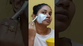 salon కి వెళ్లే time లేనపుడు ఇలా try చేయండి ✨#youtubeshorts #shortsfeed #telugu #diy #skincare