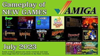 Gameplay of New Amiga Games, July 2023