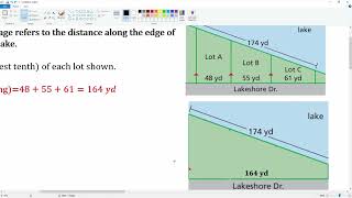 Three Parallel Line, Lake Problem. Question 10