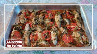 SARDINHA ASSADA NO FORNO | RECEITA SIMPLES E FÁCIL - LETÍCIA MARIA