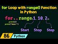 for Loop with range() Function in Python