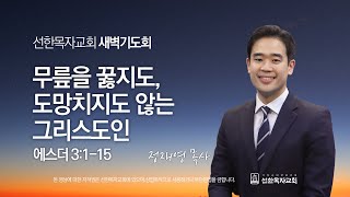 [선한목자교회] 새벽기도회 2024년 01월 03일 | 무릎을 꿇지도, 도망치지도 않는 그리스도인 - 정재영 목사 [에스더 3:1-15]