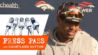 Courtland Sutton: Broncos' young wide receivers doing well in place of Jeudy, Hamler