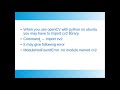 Resolve the module not found  error with openCV cv2 library-ubuntu-python