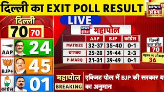 Exit Poll Result Live | Delhi Election Result | Delhi election News Live | Exit Poll Live