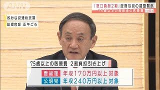 調整難航極める　75歳以上の医療費負担2割引き上げ(2020年12月7日)