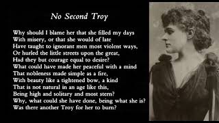 No Second Troy, WB Yeats. Read by Sinéad O'Connor