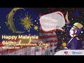 happy malaysia 64th independence day 2021