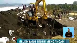 BPBD Cilacap, TNI dan Warga Perbaiki Tanggul Jebol Pasca Dihantam Ombak - iNews Siang 27/07