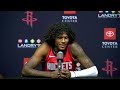 jalen green media day 2024 press conference l houston rockets