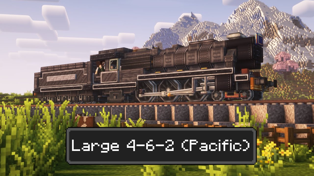 рџљ Minecraft Create Mod Train Tutorial Large Passenger 4 6 2 Youtube