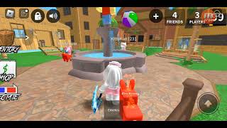 Ivy Sachi and My Melody Lulu in Roblox MM2