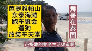 舞哥在泰国：芭提雅东泰海滩，跑车聚会+遛狗，改装车天堂#泰国养老#泰国房产#泰国旅游